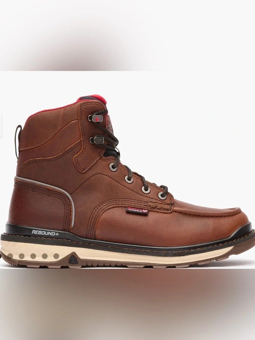 New ROCKY RAMS HORN WATERPROOF WORK WEDGE Men’s Size:7M
